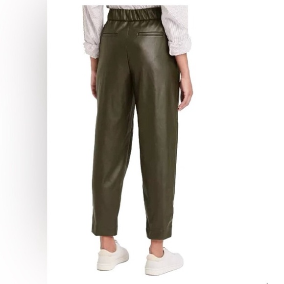 NWT • A NEW DAY • Dark Forest Green Faux Leather Pants - Picture 2 of 6